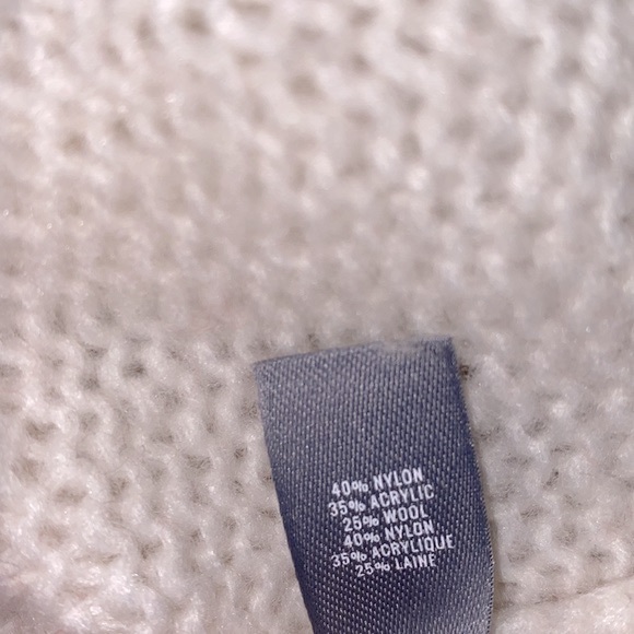 Aerie turtleneck sweater size xsmall oversized wool blend - Picture 6 of 7